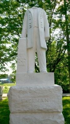 Union Veteran Legion Sherman Monument image. Click for full size.
