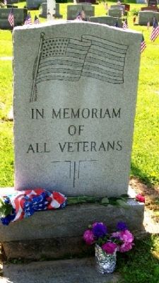 Maple Grove Cemetery Veterans Memorial image. Click for full size.