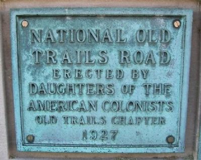 National Old Trails Road Marker image. Click for full size.