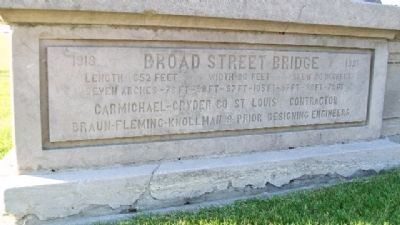 Broad Street Bridge Details. Click for full size. Broad Street Bridge Details image. Click for full size.