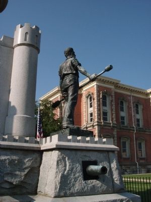 Obverse - - North/West Statue. Click for full size. Obverse - - North/West Statue image. Click for full size.