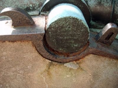 Trunnion - - "Old 44" - Civil War Cannon. Click for full size. Trunnion - - "Old 44" - Civil War Cannon image. Click for full size.