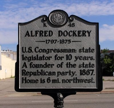 Alfred Dockery Marker. Click for full size. Alfred Dockery Marker image. Click for full size.