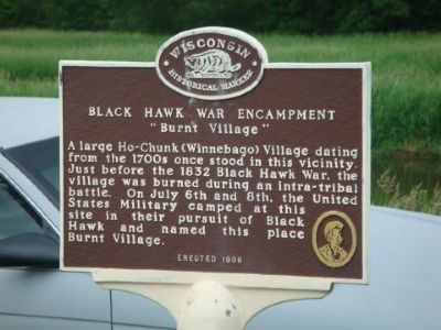 Black Hawk War Encampment Marker image. Click for full size.