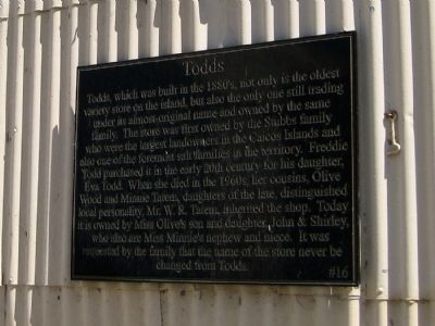 Todds Marker image. Click for full size.