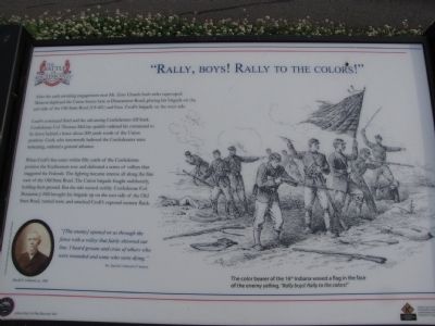 "Rally, boys! Rally to the Colors!" Marker image. Click for full size.
