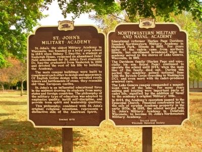 Northwestern Military and Naval Academy Marker image. Click for full size.