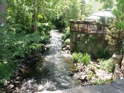 Brook located adjacent to marker image. Click for full size.