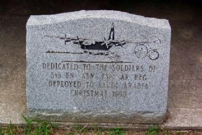 Marker at Base of M-551A1 Sheridan image. Click for full size.