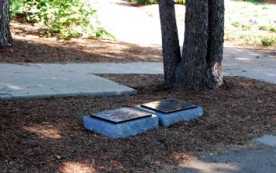 Linky Stone Park Dedication Markers. Click for full size. Linky Stone Park Dedication Markers image. Click for full size.