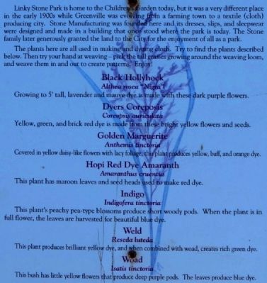 Linky Stone Park Marker. Click for full size. Linky Stone Park Marker image. Click for full size.