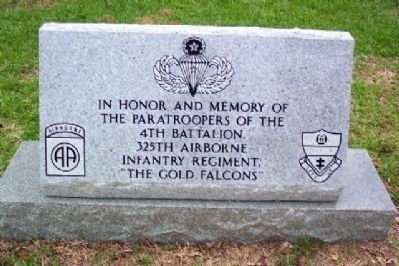 4th Battalion, 325th Airborne Infantry Regiment Memorial image. Click for full size.