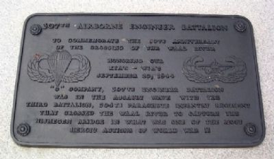 307th Airborne Engineer Battalion Marker. Click for full size. 307th Airborne Engineer Battalion Marker image. Click for full size.