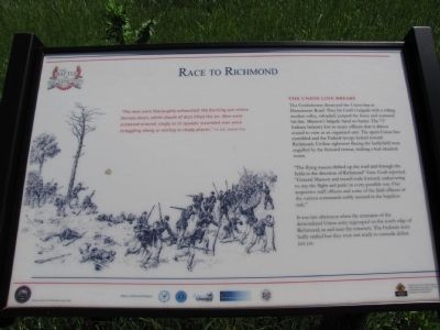 Race to Richmond Marker image. Click for full size.