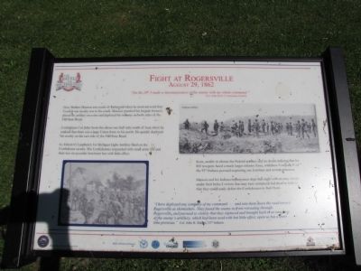 Fight at Rogersville Marker image. Click for full size.