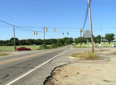 Wide view of the Pee Dee Meeting Marker. Click for full size. Wide view of the Pee Dee Meeting Marker image. Click for full size.