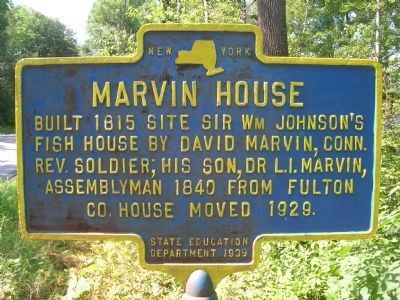 Marvin House Marker. Click for full size. Marvin House Marker image. Click for full size.