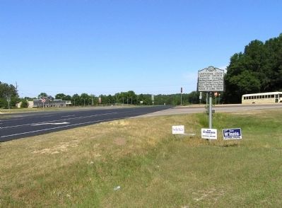 Wide view of the Cartledge Creek Baptist Church Marker. Click for full size. Wide view of the Cartledge Creek Baptist Church Marker image. Click for full size.