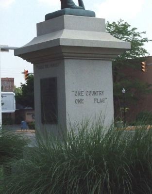 Obverse View - - Civil War Memorial. Click for full size. Obverse View - - Civil War Memorial image. Click for full size.
