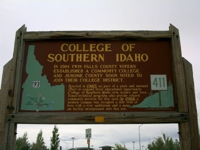 College of Southern Idaho Marker image. Click for full size.