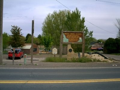 Rock Creek Station Marker in Hansen, Idaho image. Click for full size.