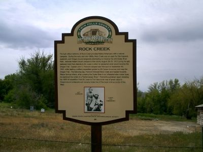 Rock Creek Marker image. Click for full size.