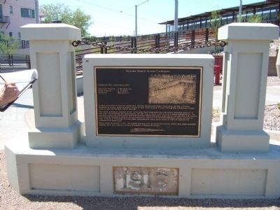 Historic Fourth Avenue Underpass Marker. Click for full size. Historic Fourth Avenue Underpass Marker image. Click for full size.