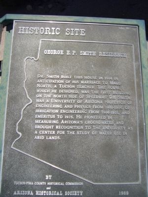 George E. P. Smith Residence Marker image. Click for full size.