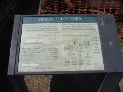 Rifled 32-pounder Marker image. Click for full size.