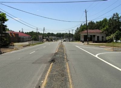 Modern day view of Plank Road image. Click for full size.