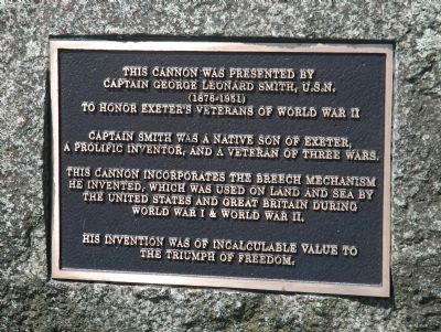 George Leonard Smith Gun Marker. Click for full size. George Leonard Smith Gun Marker image. Click for full size.