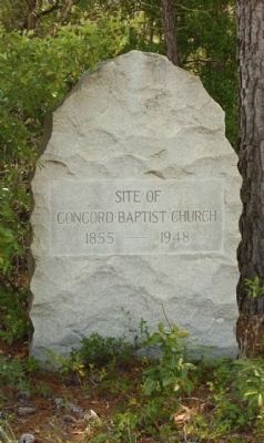 Concord Baptist Church Marker image. Click for full size.