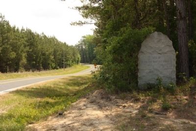 Concord Baptist Church Marker, looking east along Concord Church Road (State Road 3-53) image. Click for full size.
