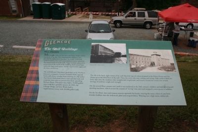 Glencoe - The Mill Buildings Marker. Click for full size. Glencoe - The Mill Buildings Marker image. Click for full size.