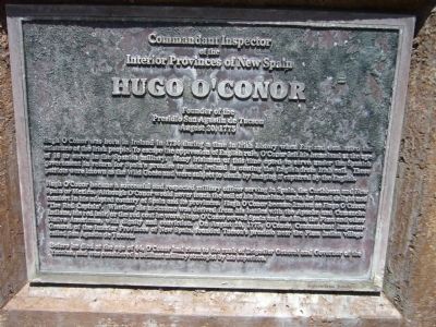 Hugo O'Conor Marker. Click for full size. Hugo O'Conor Marker image. Click for full size.