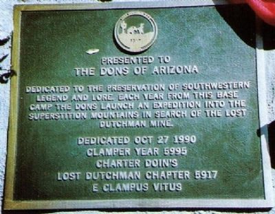 Dons's Camp Marker. Click for full size. Dons's Camp Marker image. Click for full size.