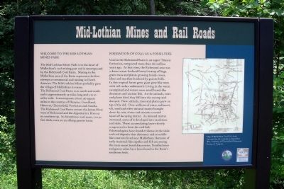 Mid-Lothian Mines and Rail Roads Marker image. Click for full size.