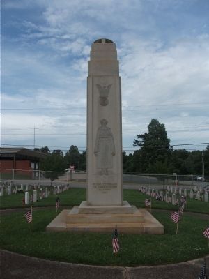 Veterans Memorial Marker (west side). Click for full size. Veterans Memorial Marker (west side) image. Click for full size.
