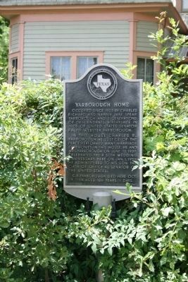 Yarborough House Marker image. Click for full size.