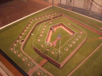 Model of Fort Macon image. Click for full size.
