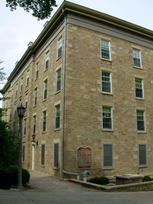 North Hall and Marker. Click for full size. North Hall and Marker image. Click for full size.
