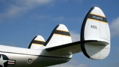 Distinctive C-121 "Constellation" Tail Section image. Click for full size.