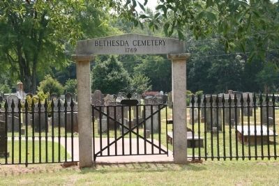 Bethesda Presbyterian Cemetery 1769 image. Click for full size.
