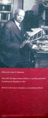 Dr. Carter G. Woodson. Click for full size. Dr. Carter G. Woodson image. Click for full size.
