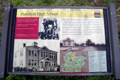 Hamilton High School CRIEHT Marker image. Click for full size.