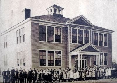 Hamilton High School opened its doors in 1910 with Mr. Blake Newton as the first principal. image. Click for full size.
