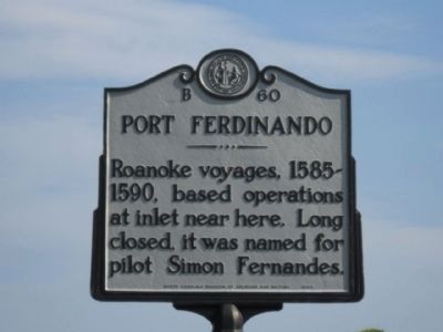 Port Ferdinando Marker image. Click for full size.