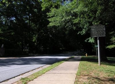 Wide view of the Robert M. Hanes Marker. Click for full size. Wide view of the Robert M. Hanes Marker image. Click for full size.