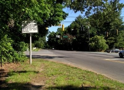 Wide view of the Reynolda House Marker. Click for full size. Wide view of the Reynolda House Marker image. Click for full size.