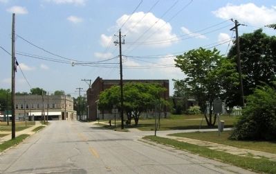 Wide view of the Clio Passenger Depot Marker. Click for full size. Wide view of the Clio Passenger Depot Marker image. Click for full size.
